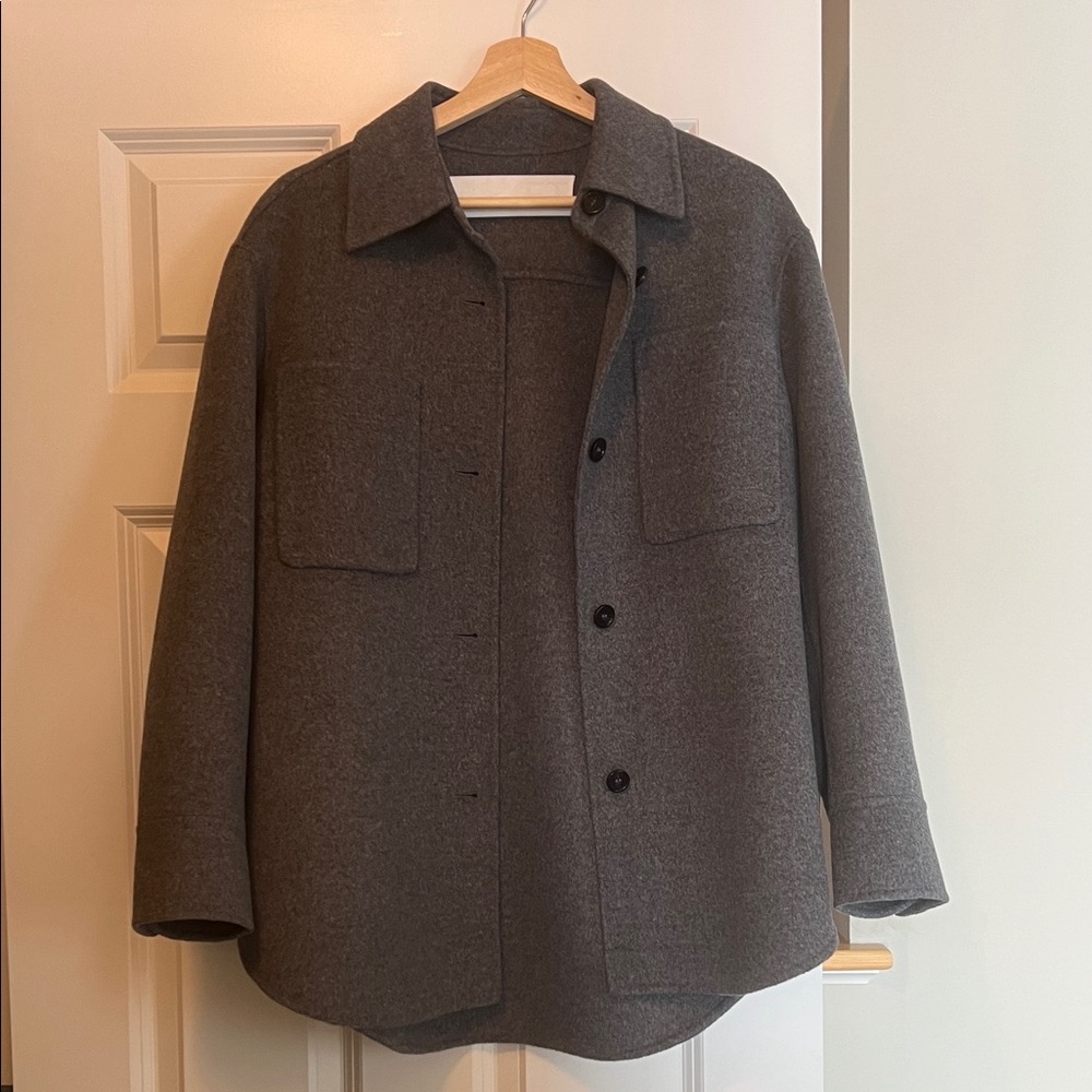 Arket Dark Gray Shirt Jacket